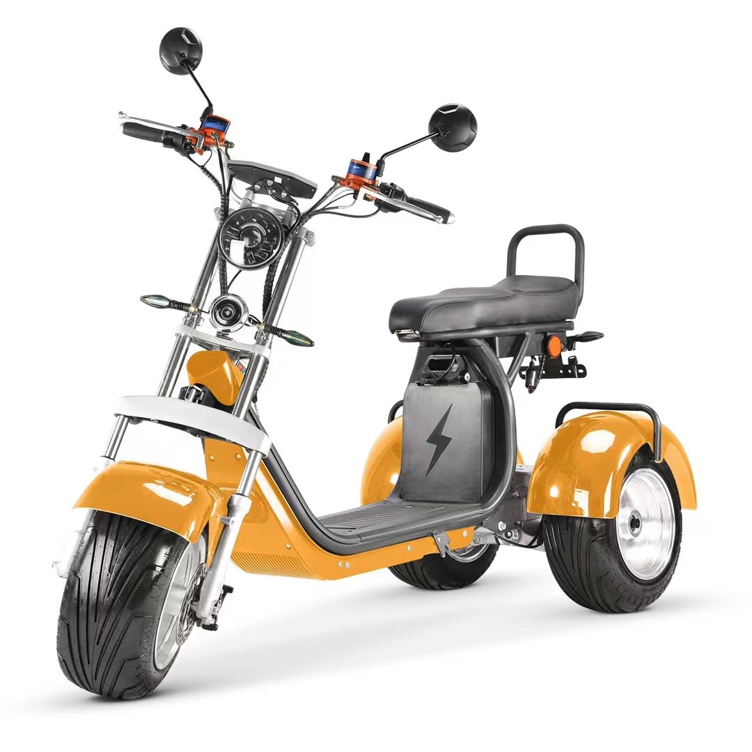 1000w 2000w 60v12ah/20ah big seat removable battery citycoco fat tire 3 wheel electric bike scooters