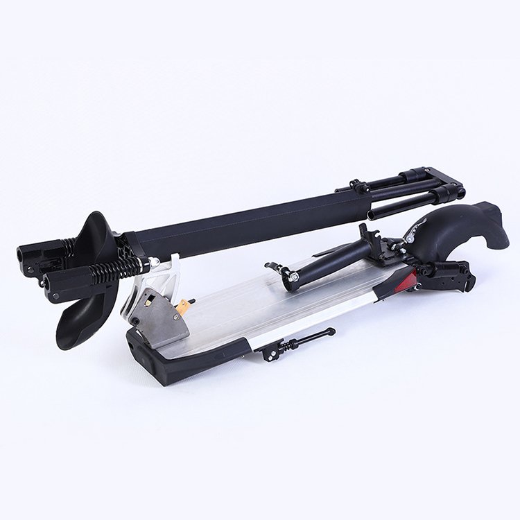 10-inch aluminum alloy electric scooter rack electric T-handle folding battery car rack.