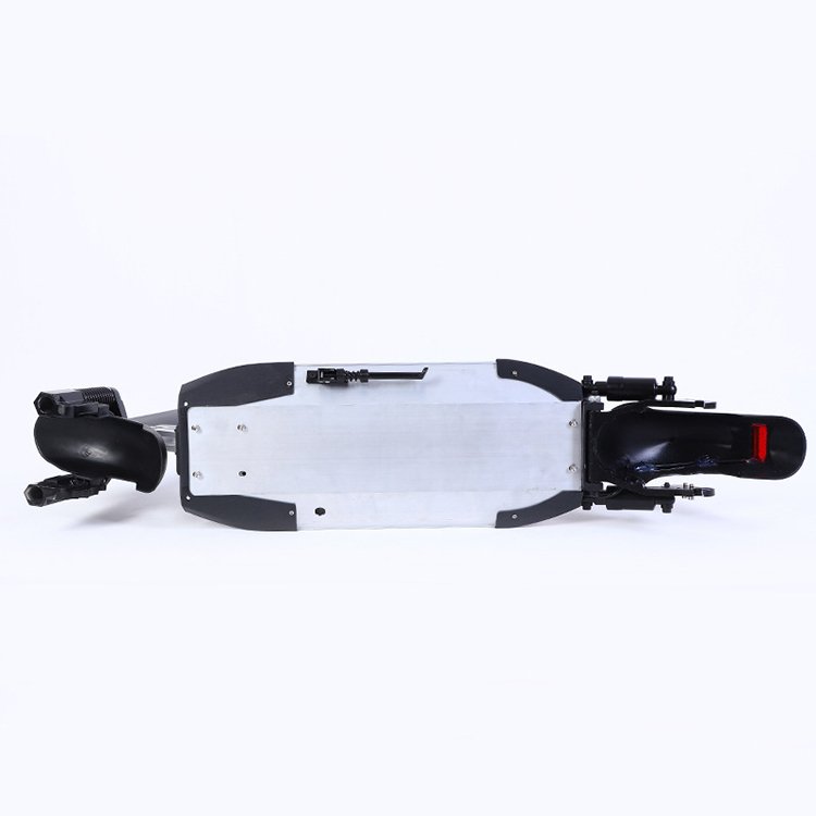 10-inch aluminum alloy electric scooter rack electric T-handle folding battery car rack.