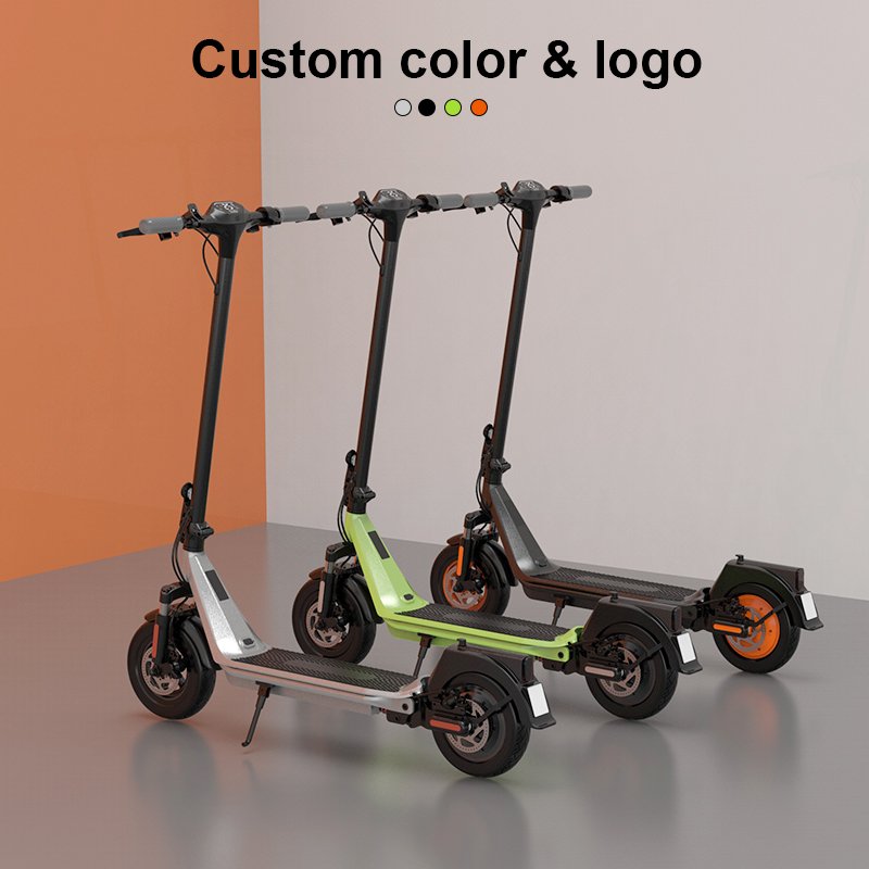 High Quality Full Suspension China Escooter Powerful Adult 500W 10 Inch Fat Tire Fast Electric Scooter Foldable