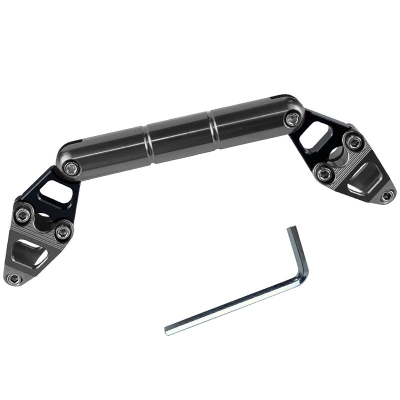 Dirt Bike CNC Aluminum Motorcycle Parts Modified Motorcycle Adjustable Handle Bar Spotlight Bracket Balance Bar Lever