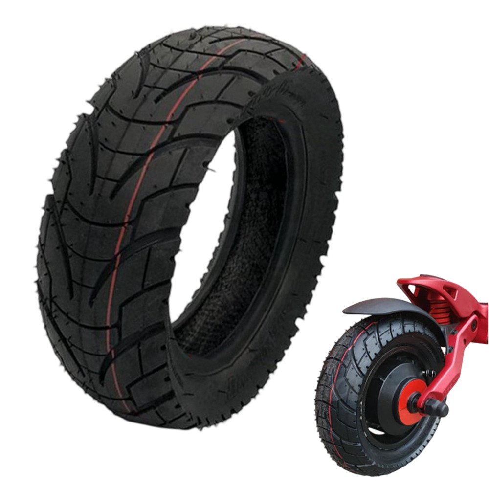 New Image EU Warehouse 80/65-6 Tire For 10 Inch Folding E Scooter ZERO 10X Dualtron KUGOO M4 Thickened Widened 10x3.0 Road Tyre