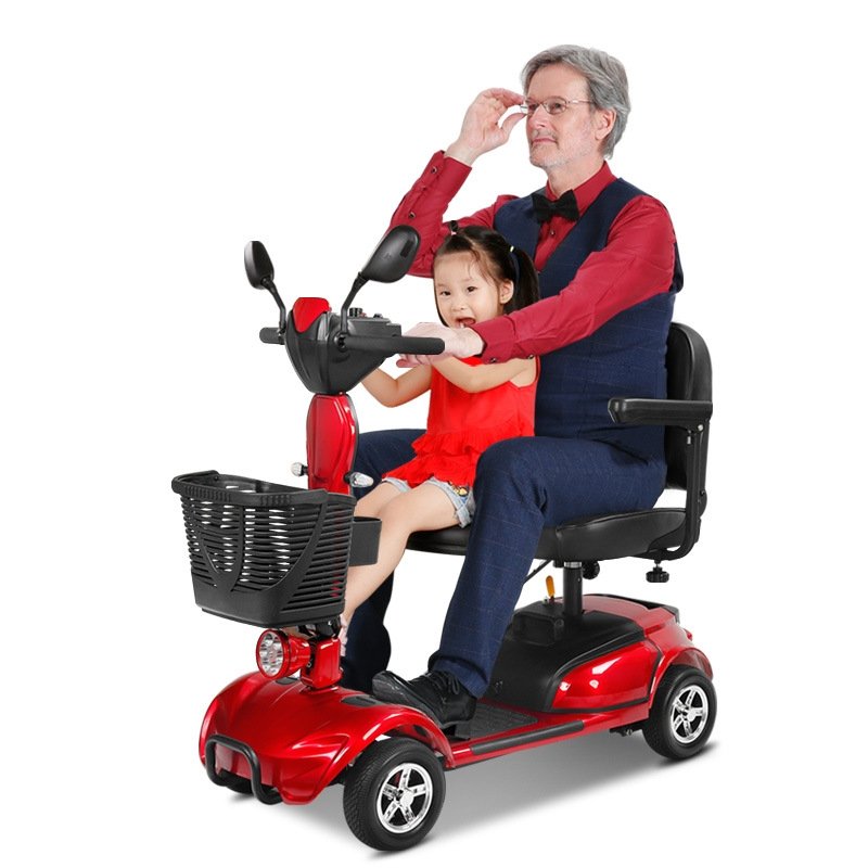 uwant 400W Four Wheels Lightweight Mobility Electric Scooter Disabled Handicapped elderly mobility scooter