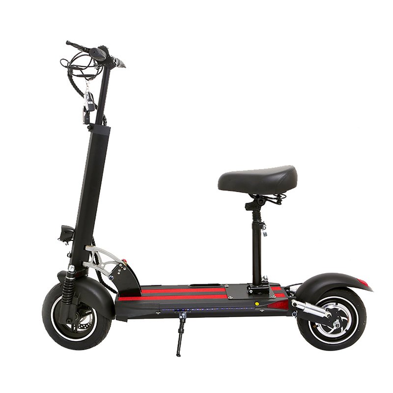 Hot Sale High Power Foldable Electric Scooter 48V 350w Black Motor Power Battery Electric Scooter