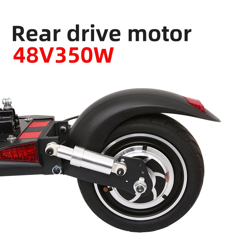 Hot Sale High Power Foldable Electric Scooter 48V 350w Black Motor Power Battery Electric Scooter