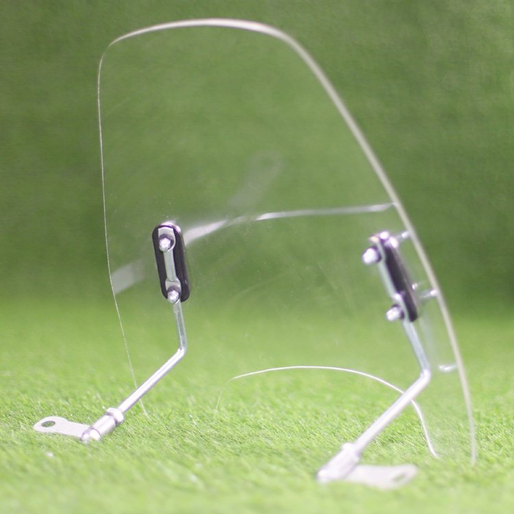 Motorbike Accessories Motorcycle Screen Deflector Adjustable Motorcycle Screen Scooter Windshield Windscreen
