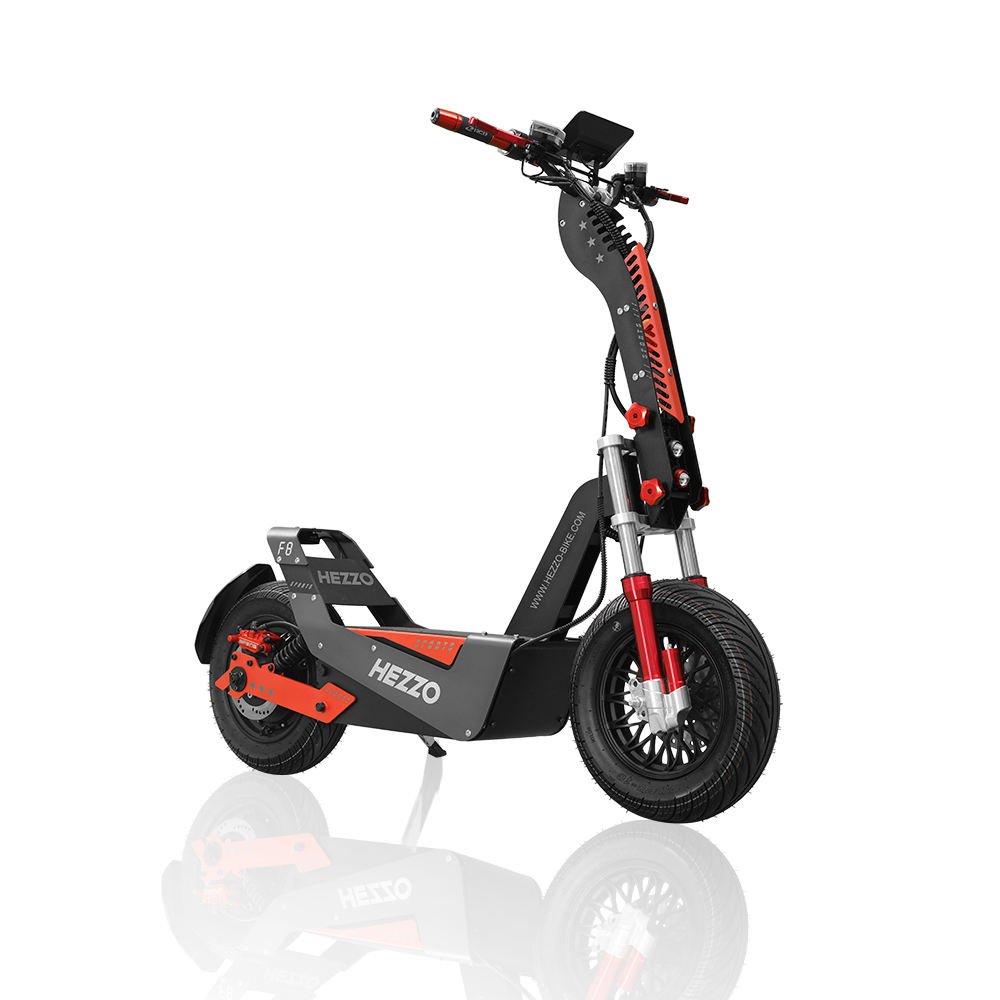 High quality fast Hezzo F8 High Power kickscooter smart 8000W scooters foot battery two wheel electric scooter