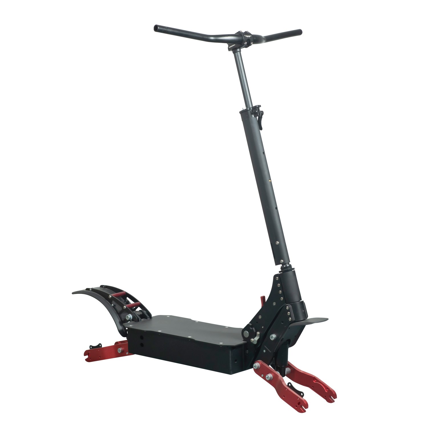2024 Ready to ship strong frame chassis aluminium alloy 10/11 inch e scooter frame for fast speed electric scooter fame