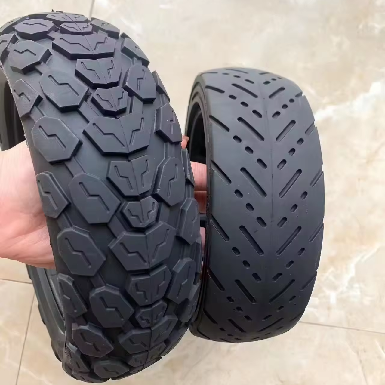 10 Inch 80/65-6 255X80 Off-Road Solid Tire 10x3.0 Tyre For Zero 10x For KUGOO M4 g2 max Electric Scooter Parts