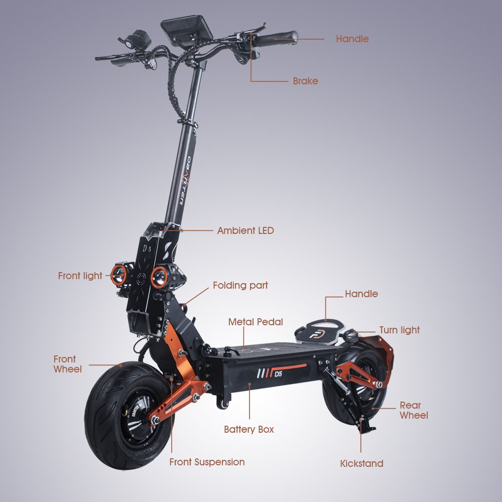 2023 New Arrival OBARTER D5 70kmh 35Ah Electric Kick Scooter 5000w USA Warehouse Dual Motor electric scooter