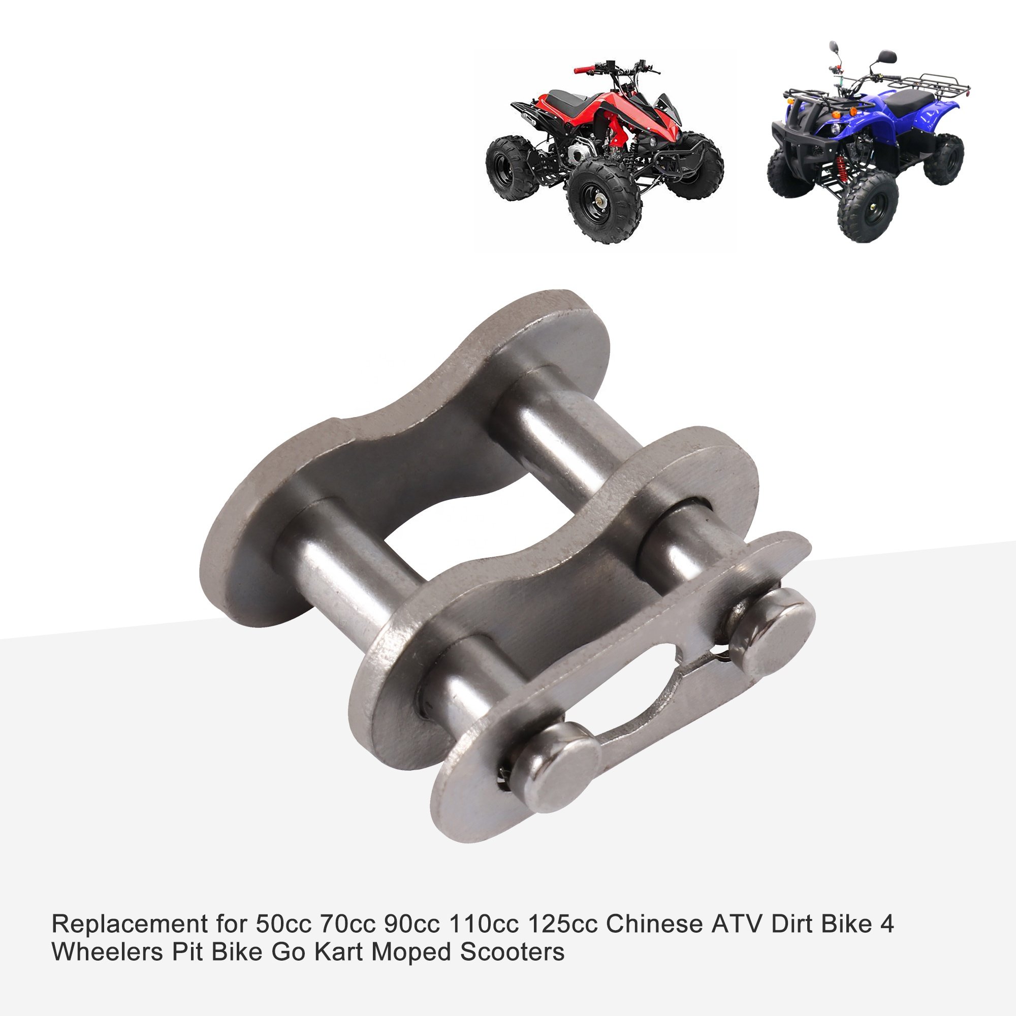 GOOFIT 420 MotorCycle Chain Master Roller Links For 50cc 70cc 90cc 110cc 125cc ATV Dirt Bike Pit Bike Go Kart Moped Scooters