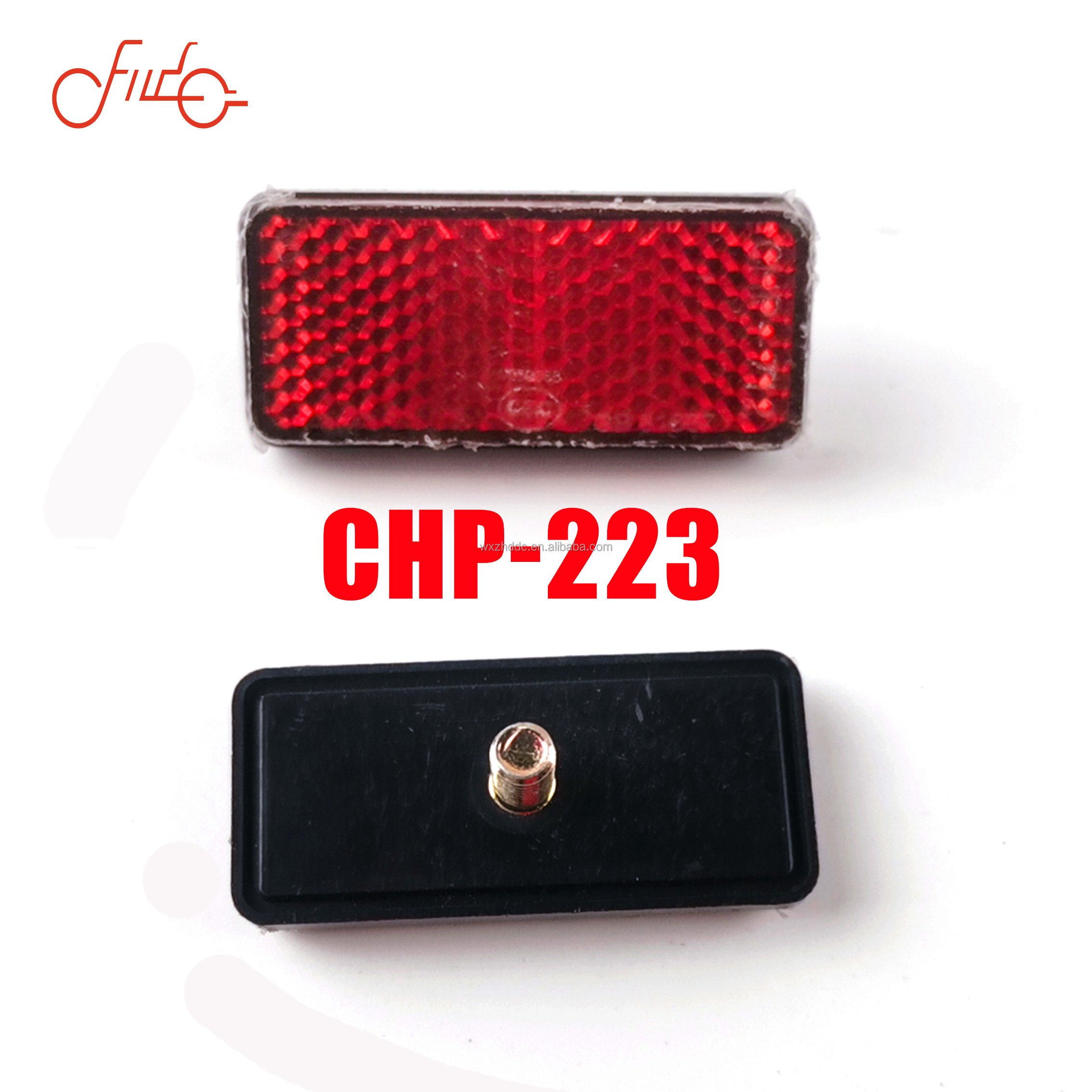 Factory Price Motorcycle Reflective Reflex Reflector Scooter Square Rectangle safety reflect material plastic retro reflector