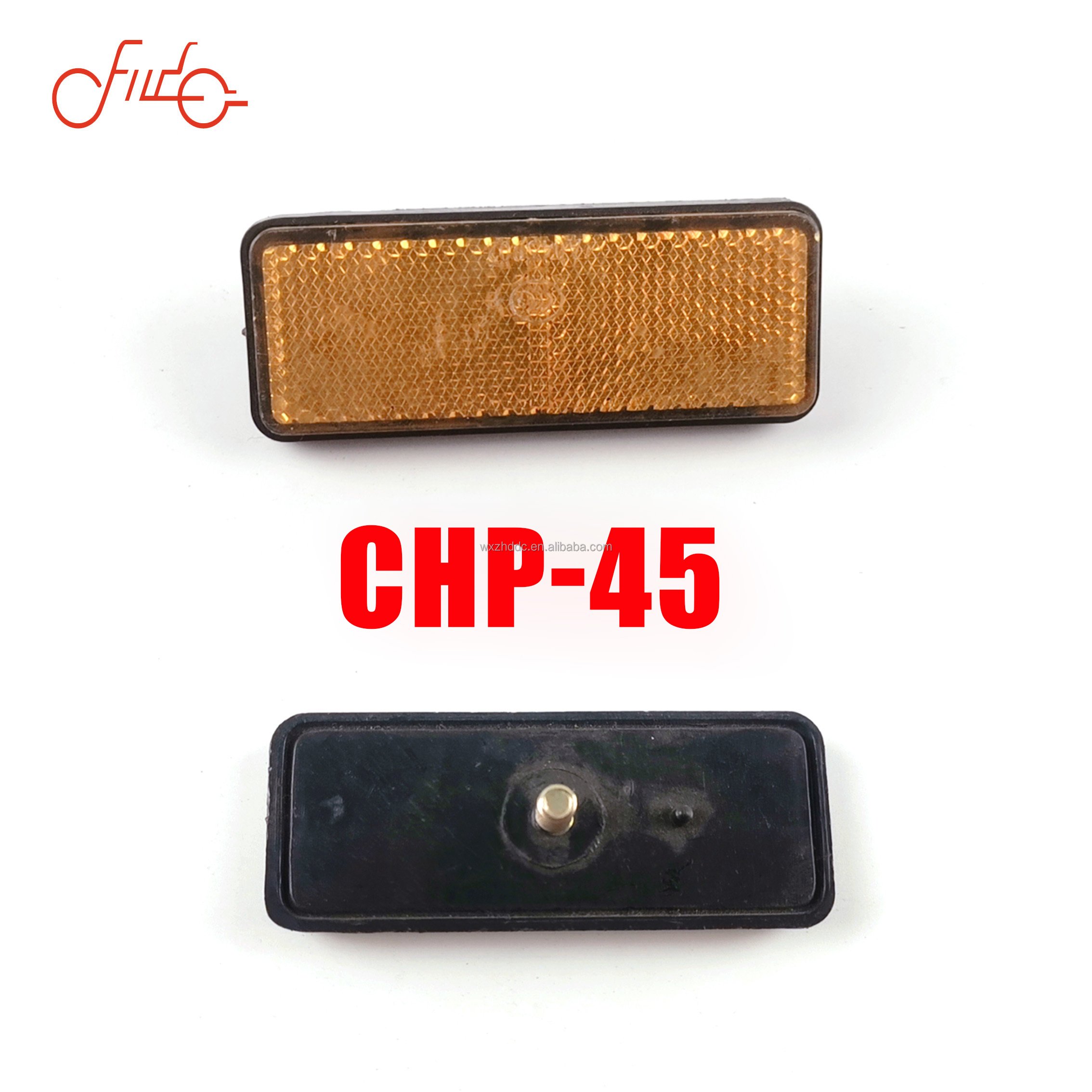 Factory Price Motorcycle Reflective Reflex Reflector Scooter Square Rectangle safety reflect material plastic retro reflector