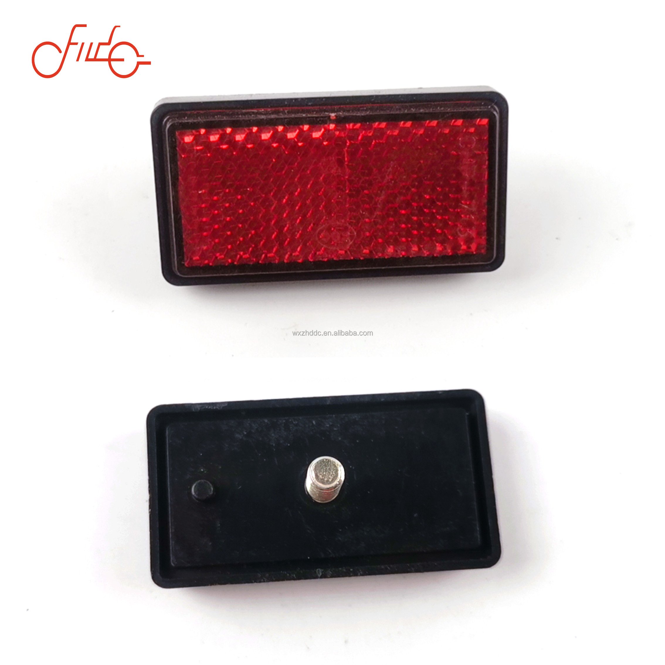 Factory Price Motorcycle Reflective Reflex Reflector Scooter Square Rectangle safety reflect material plastic retro reflector