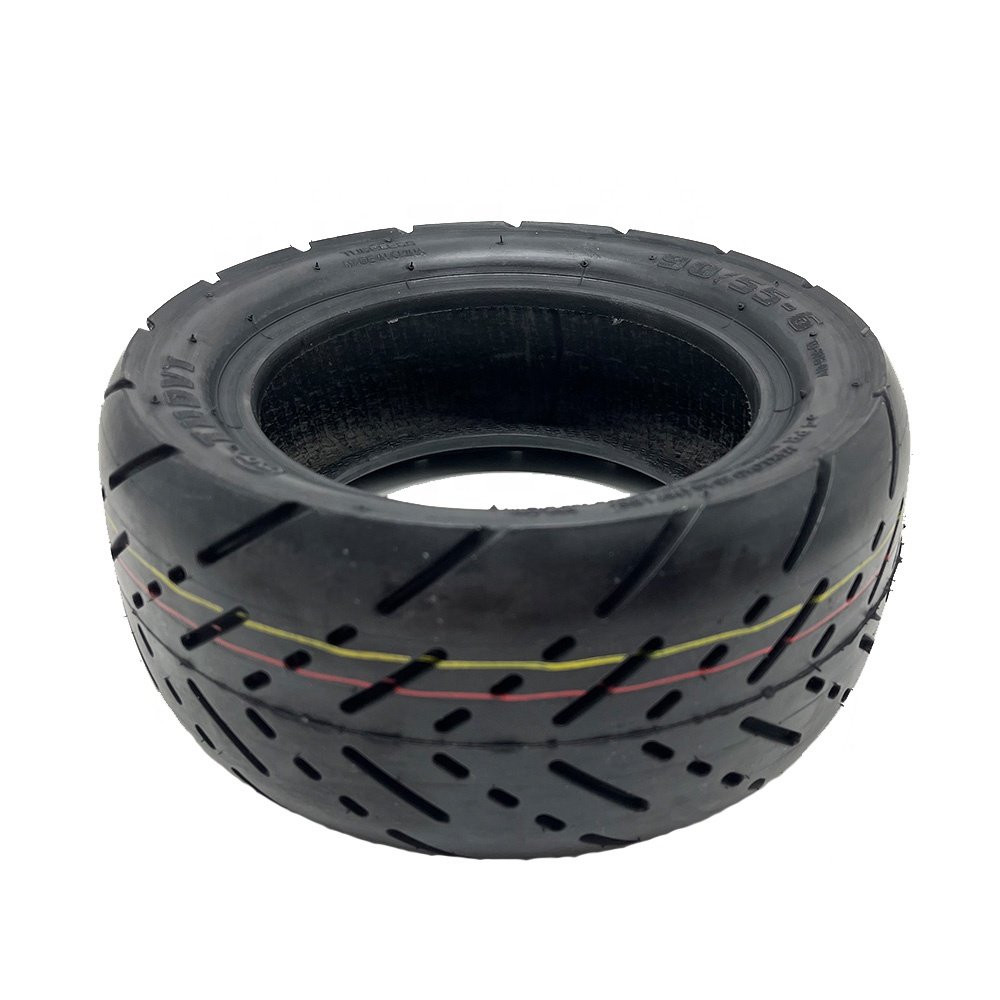 90/55-6 Tubeless Tire for Kaabo Wolf Warrior X Electric Scooter parts 10 Inch 80/60-6 Upgrade Wider Wear-resistant Vacuum Tyre