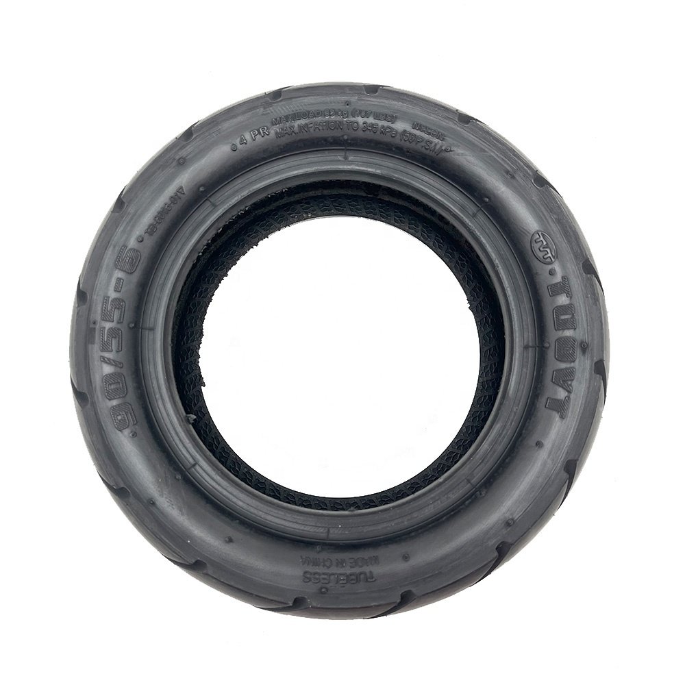 90/55-6 Tubeless Tire for Kaabo Wolf Warrior X Electric Scooter parts 10 Inch 80/60-6 Upgrade Wider Wear-resistant Vacuum Tyre