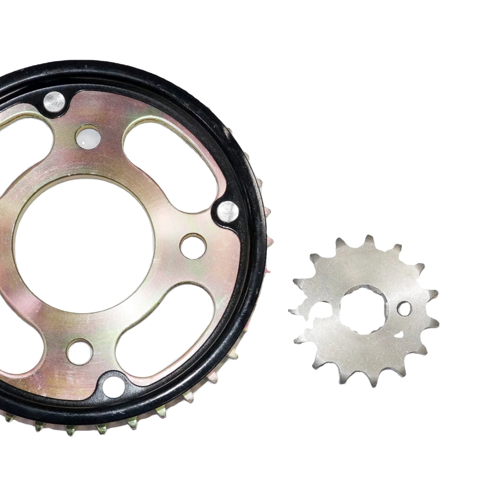 cadena para moto spare parts chain sprocket motorcycle sprocket kit 39t 15t GN150 cgl125 ft125 cg125 para italika ft125