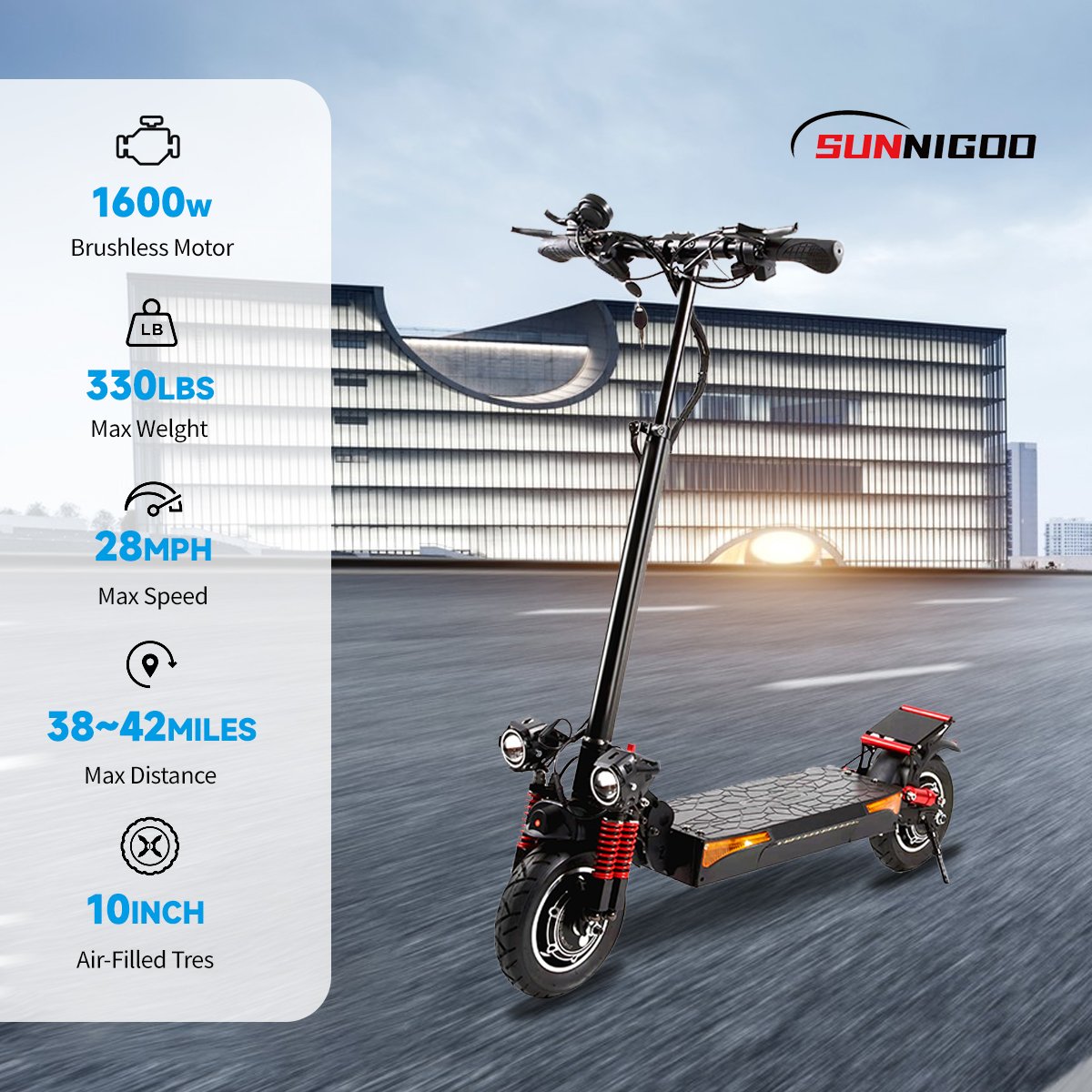 ebike 1000w Off Road Electric Scooter Germany UK Warehouse Electric Scooter 10Inch Fat Tyre 17.5ah Battery Powerful Dropshipping