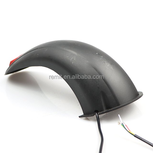 Rear fender with tail light for kugoom4 electric scooter accessories and repair parts
