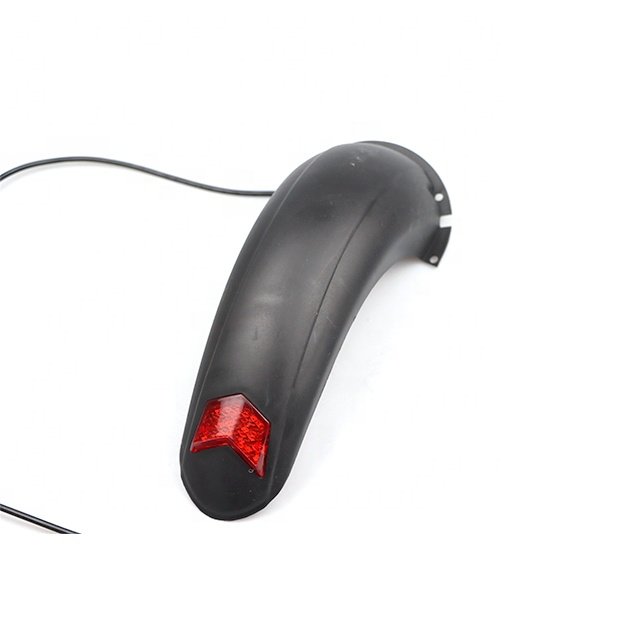 Rear fender with tail light for kugoom4 electric scooter accessories and repair parts