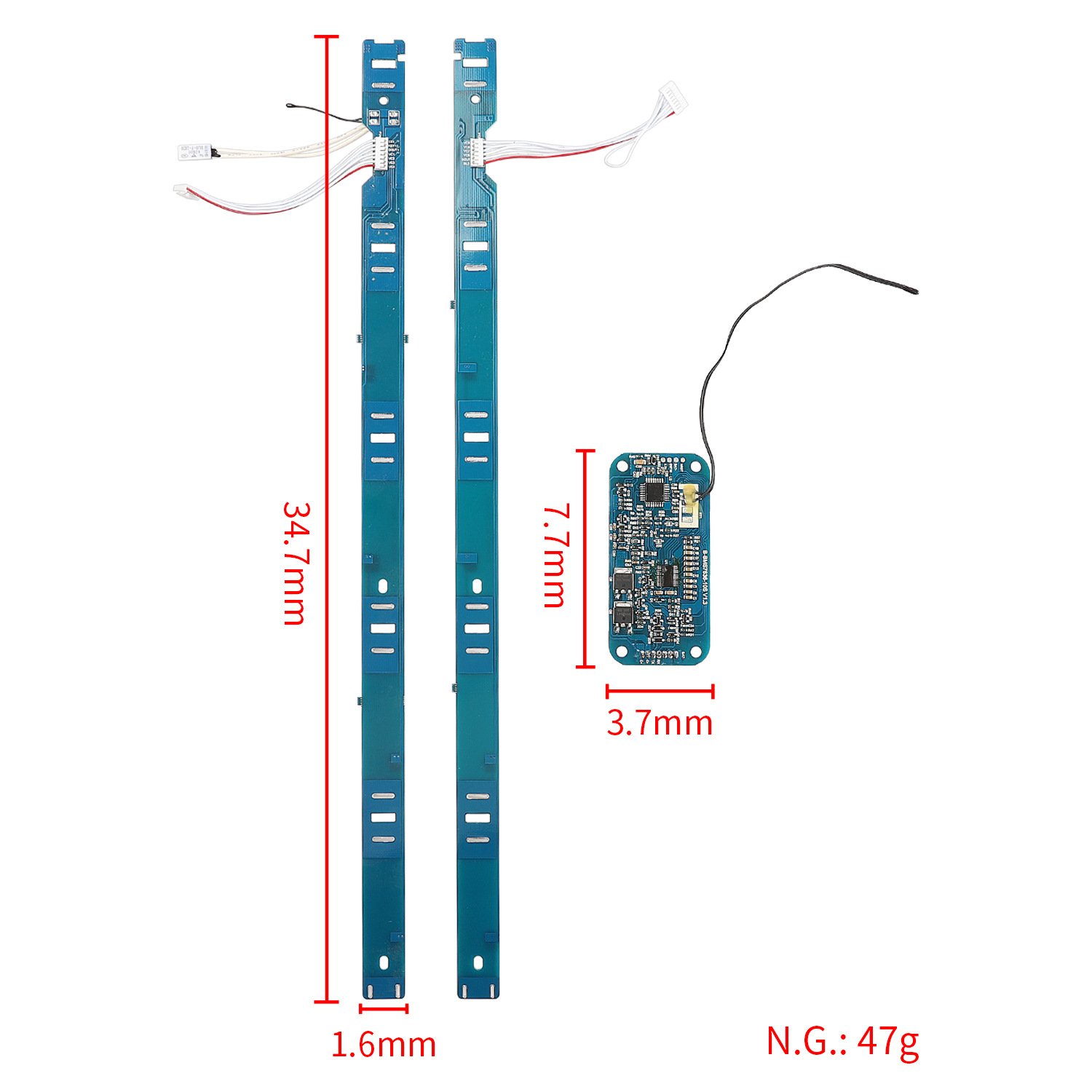 Electric Scooter Battery BMS Circuit Board Set + Edge Kit Battery Protection For Xiaomi Pro Scooter Accessories Parts
