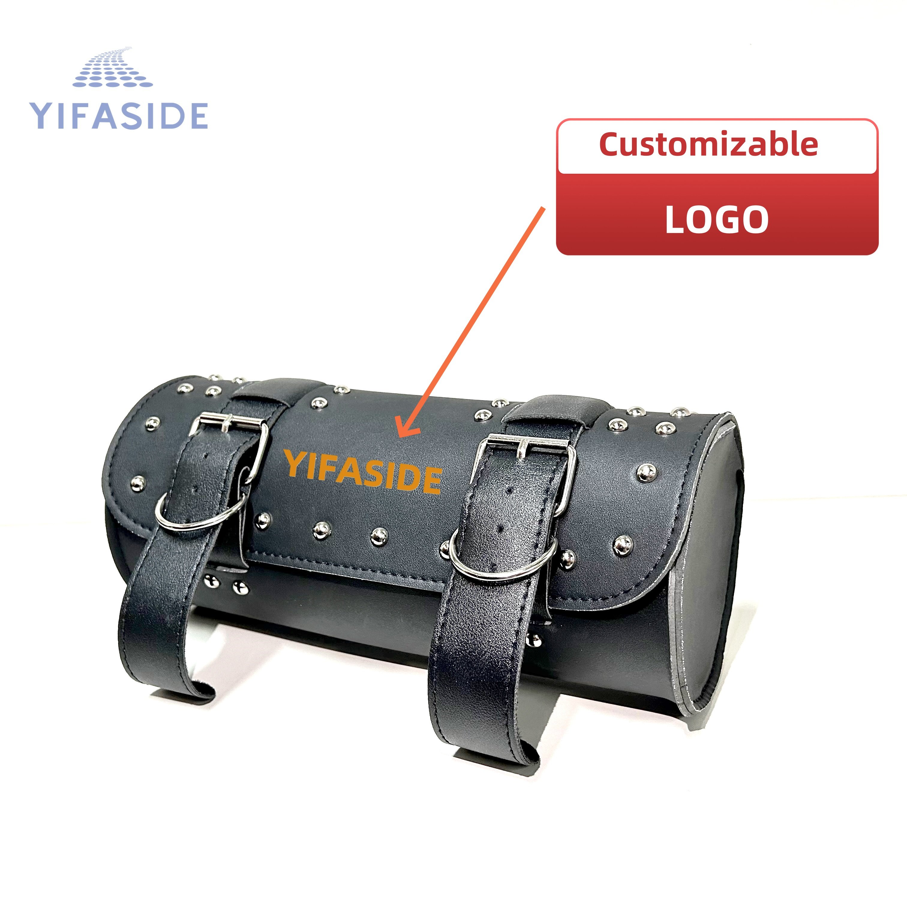 Universal Electric Scooter Bags Retro Motorcycle Saddlebag Roll Barrel Citycoco Accessories Waterproof Tail Bag