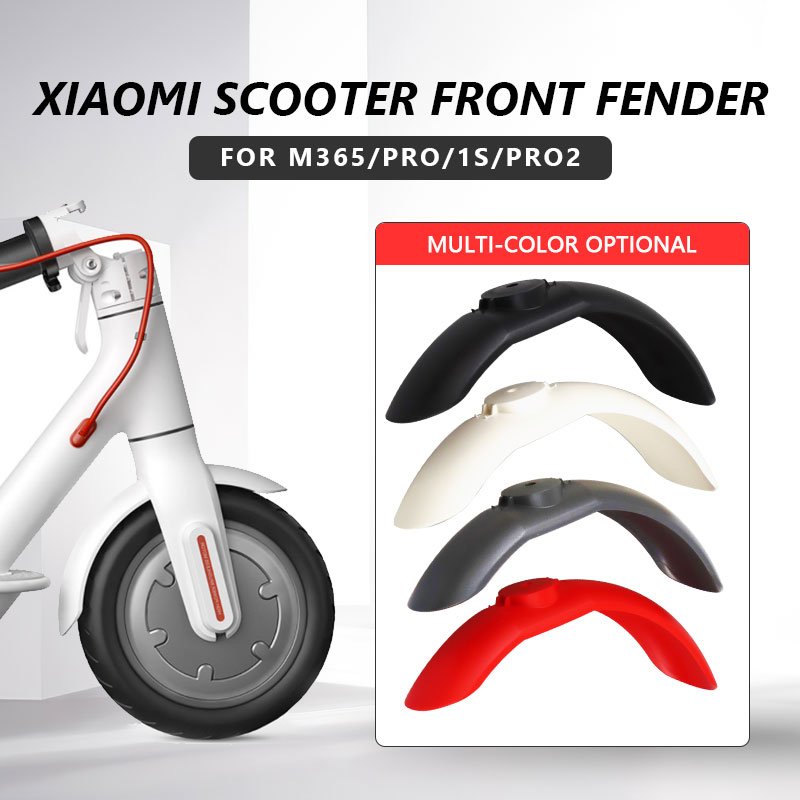 Front Mudguard Splash Guard With Licence Plate For M365 Pro1s Pro2 Electric Scooter Parts Fender Scooter Replacement Parts