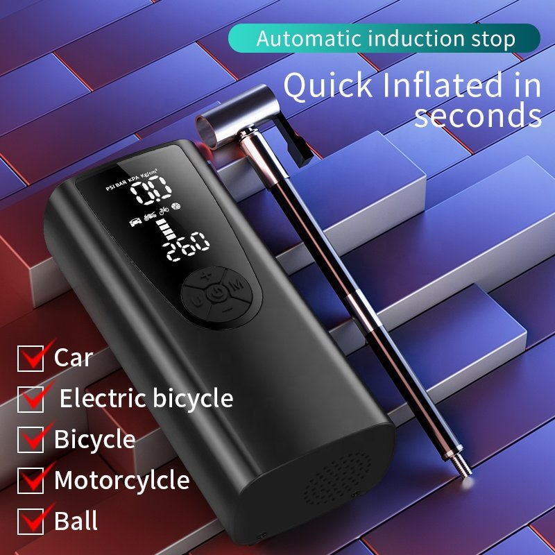 Wholesale Fashionable China Trendy Wireless Mini Tyre Electric Digital Car Air Compressor 12v Tires Inflators Portable Air Pump
