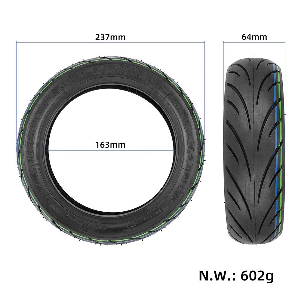 10x2.30-6.5 TubelessTire 10 Inch Durable Thicker Wheel Tyre for NIU Electric Scooter Parts KQi2 PRO