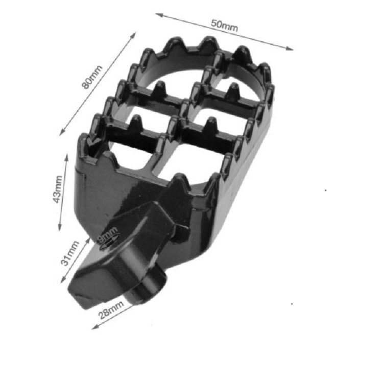 Footrest Foot Pegs Foot Pedals for Yamaha PW50 PW80 TW200 Kids Dirt Bikes Scooter Part