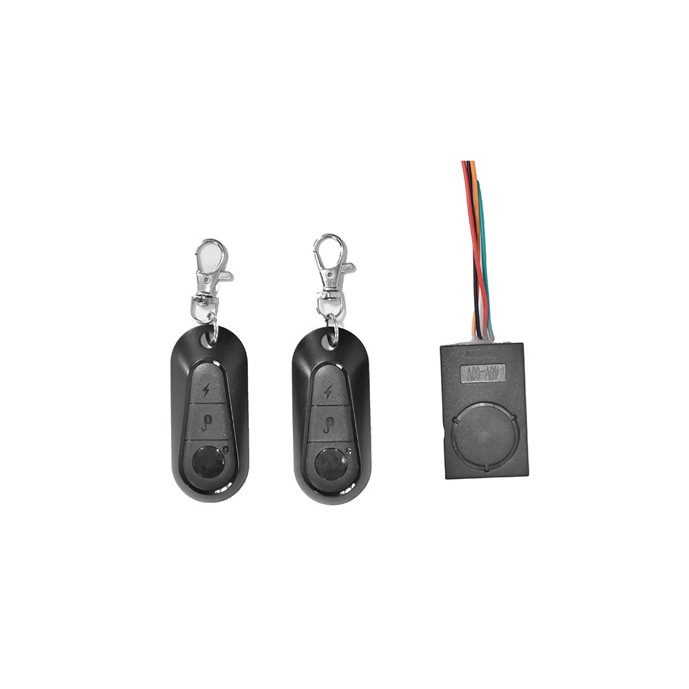 36v 48v-72v Electric Bike Anti Theft Alarm Lock Electric Scooter Remote Control Start Security Anti Theft Alarm System