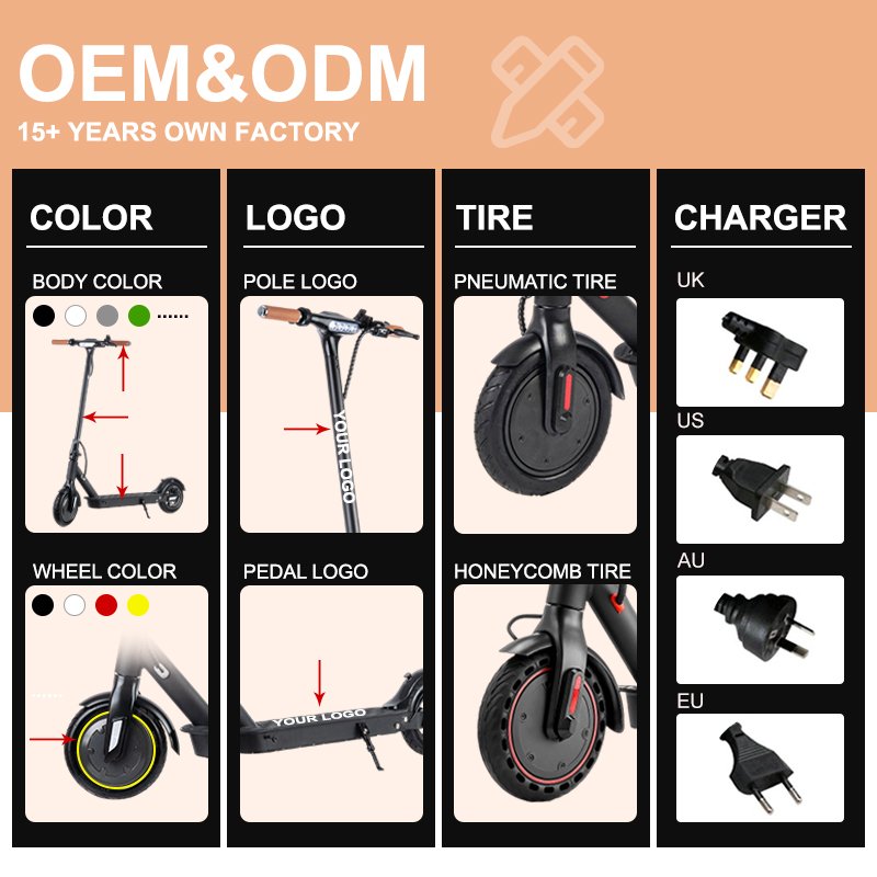 cheap electric scooter for adults wholesale mobility scooter Two Wheel Foldable Adult mobility e Scooter electrico 350W 36v