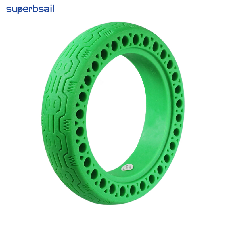 Superbsail 9*2 inch tyre Electric Scooter Honeycomb Shock Absorber Damping red Tyre Durable Rubber Solid Tire For E22 E25