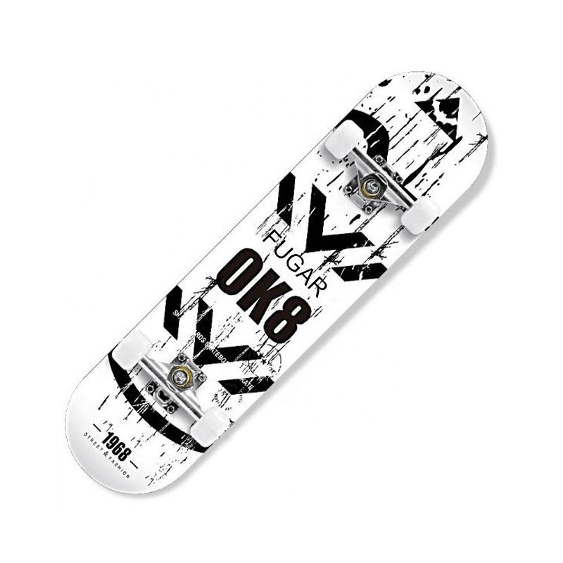 Hot Sale Four-wheeled Skateboard Bearing Maple Kids Professional Scooter