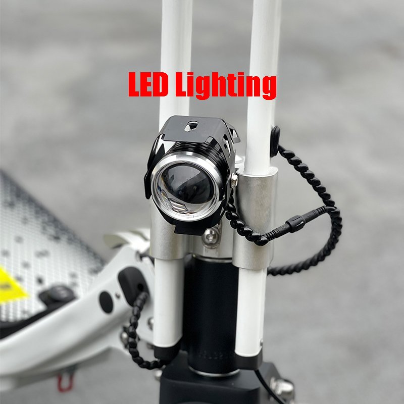 2024 Adult Urban Scooter Fat Tire 1800W E Scooter Electric Scooter 40Km Long Range With 11'' Self Sealing Off Road Tire