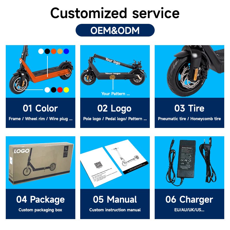 High-Speed 40km/h Adult Electric Scooter 36V 500W Powerful Front Brake Manufacturer's Cheap Price Features Bluetooth Smart Type