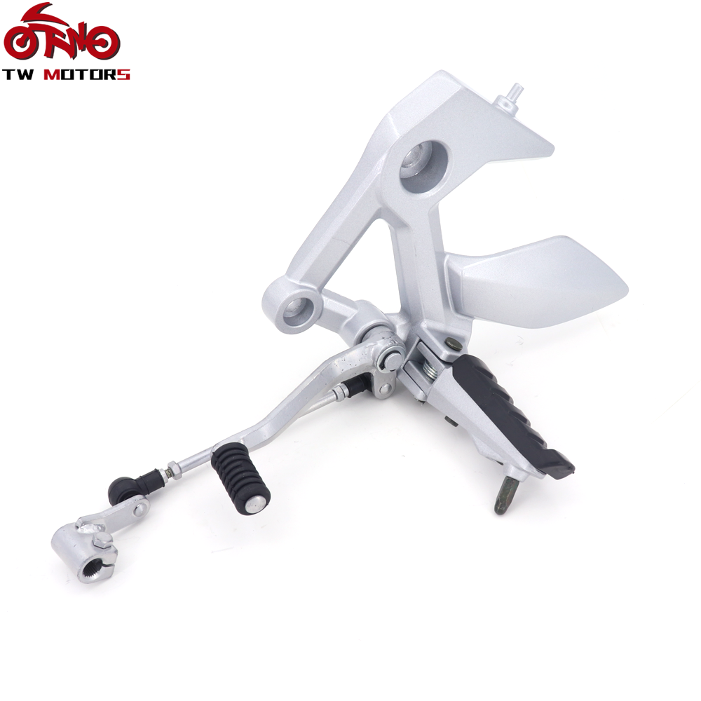 High Quality Front Foot Pedals Assembly Motorcycle Front Footrest Pegs For Wuji Motorcycle Accessory