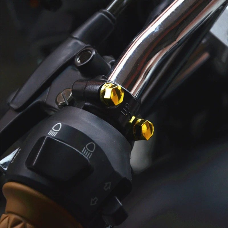 30pcs Motorcycle Colored Nut Cover Modification Screw Cap Decoration for Motor Scooters Electric Car Accessories 1.4/1.2/1/0.8CM
