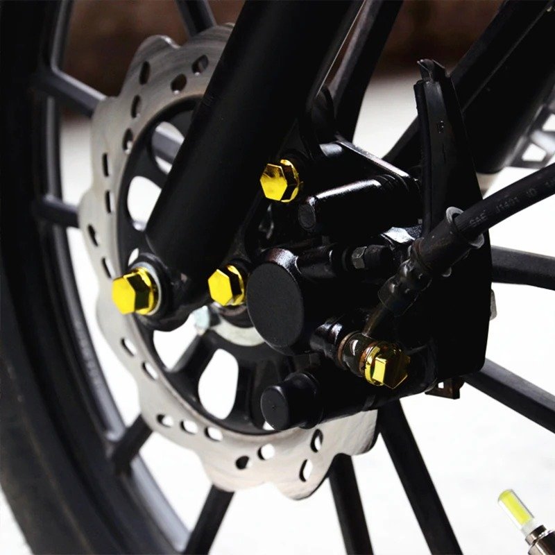 30pcs Motorcycle Colored Nut Cover Modification Screw Cap Decoration for Motor Scooters Electric Car Accessories 1.4/1.2/1/0.8CM