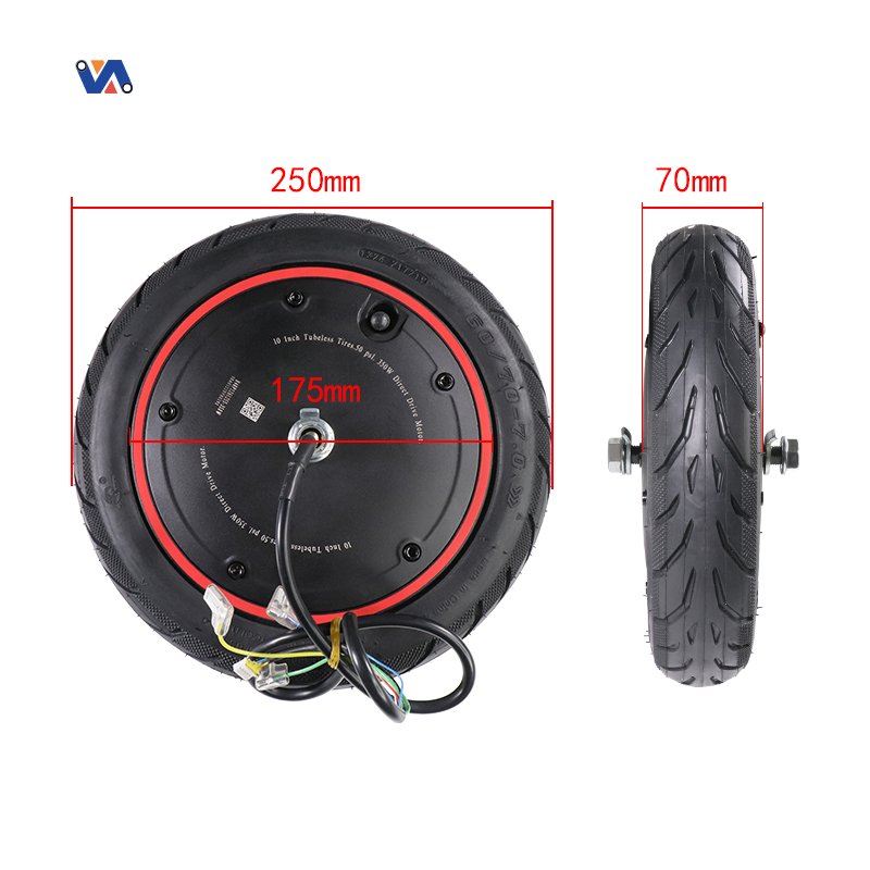 10inch Super Power Engnie 60/70-7.0 Tubeless Tire With 350W 36V Front Wheel Motor for Mi4Pro Electric Scooter