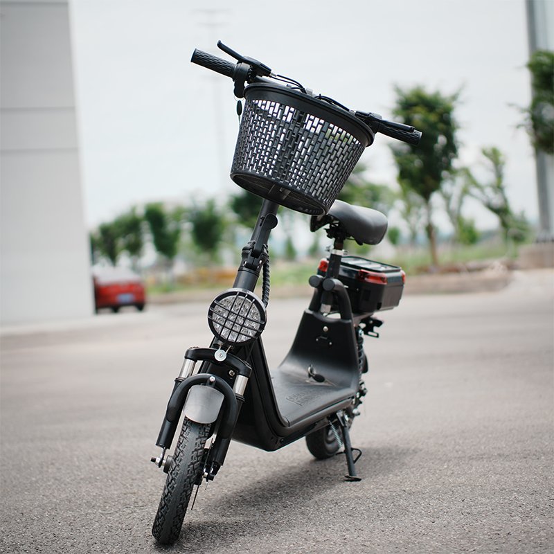 48V 500W Electric Scooter Escooter Two-Wheel Kick Scooter Seat High-Speed 45Kmp Full Suspension 10ah Fold Mobility 250W Powerful