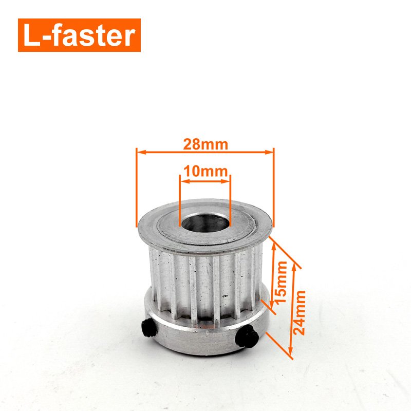 Electric Skateboard N63 Motor 10mm Shaft Replacement timing HTD-5M Belt 16T pulley