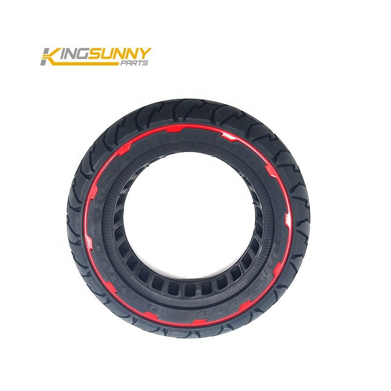 RUNNYWAY 255*80 10X3.0 80/65-6 Solid Tyre RED COLOR Non-pneumatic Solid TIre Electric Scooter Parts Honeycomb Tyre