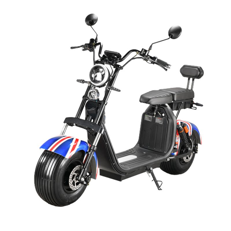 1500w 2000w 60v12ah/20ah removable battery fat tire citycoco electric scooter 25-75km/h with brake/ turnal light