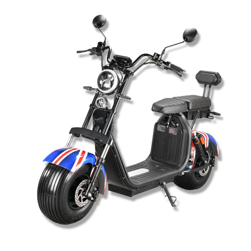 1500w 2000w 60v12ah/20ah removable battery fat tire citycoco electric scooter 25-75km/h with brake/ turnal light