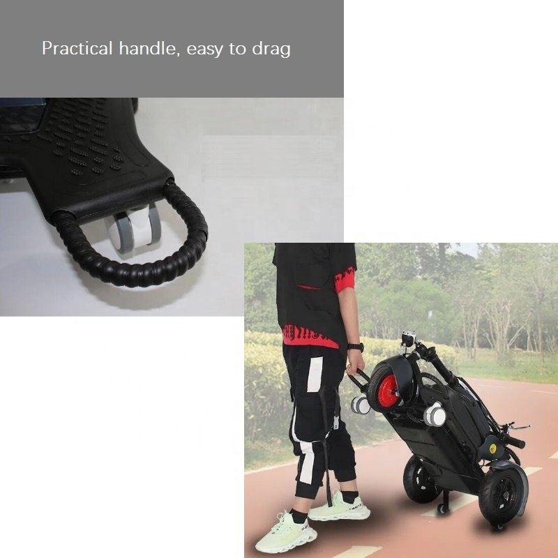 Adult folding 3 wheel electric bike or scooter electric scooter for elderly 3 4 wheels disabled mobility scooter 25km/h