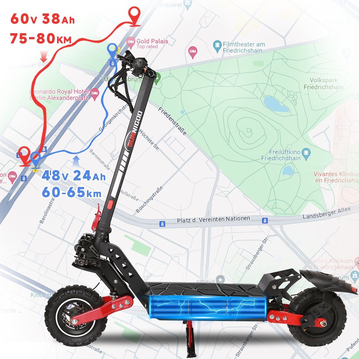 5400w 48v/ 60v Electric Scooter 11 Inch Off Road Dropshipping Motorcycle Electric Skuter Electric For Adult Use Wholesale Price