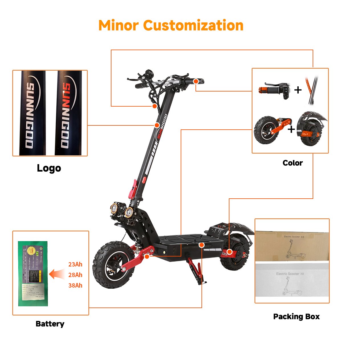 5400w 48v/ 60v Electric Scooter 11 Inch Off Road Dropshipping Motorcycle Electric Skuter Electric For Adult Use Wholesale Price
