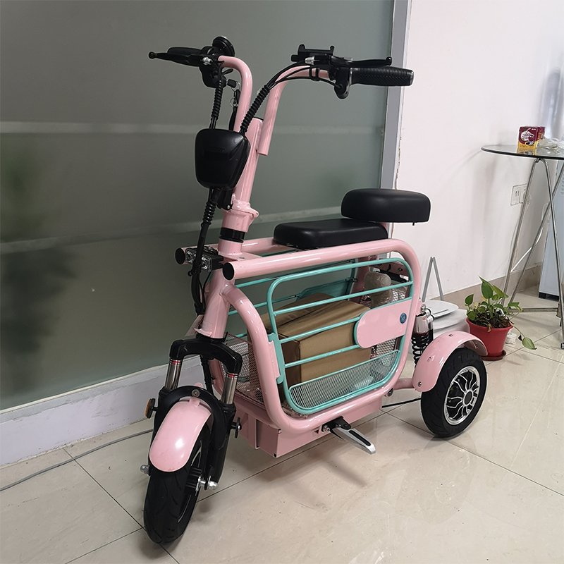 City Commuting Good Choice Vehicle Pet Friendly Tricycle Electric Scooters Three Wheel 2 Seats