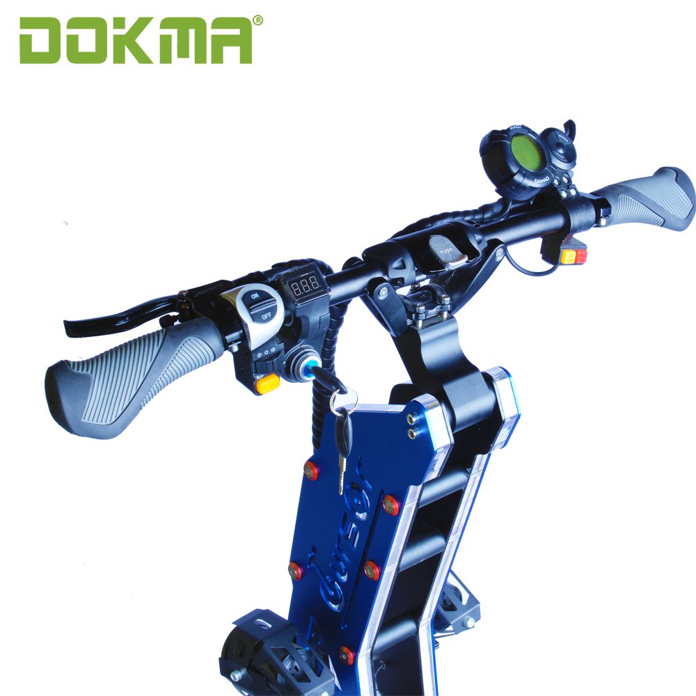Dokma 13 inch Dtoursor 4 big head light 60V 5600W 72V 8000W 80-100km/h dual motor fast speed electric scooter for off road